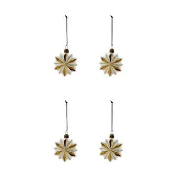 Stella kersthanger 4-pack - Wit - House Doctor