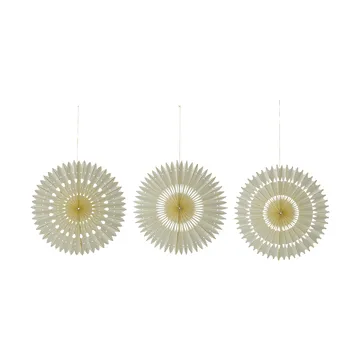 Stelle kersthangerset 3-delig - Off-white, Ø20 cm - House Doctor