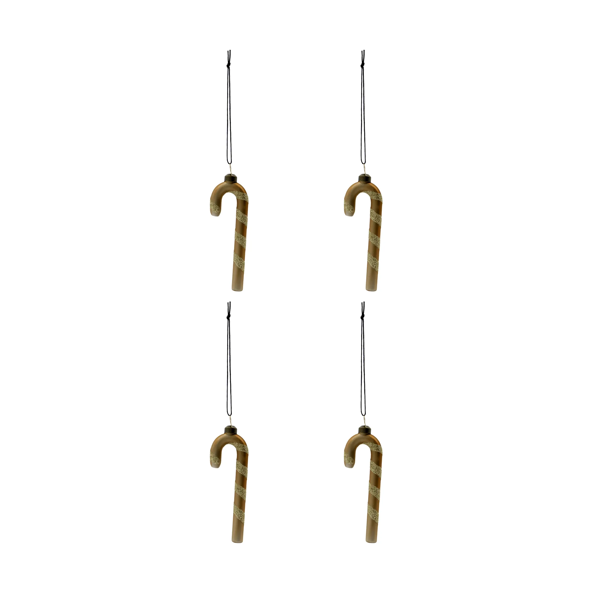 Stick kersthanger 4-pack, Goud House Doctor