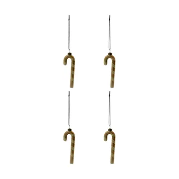 Stick kersthanger 4-pack - Goud - House Doctor