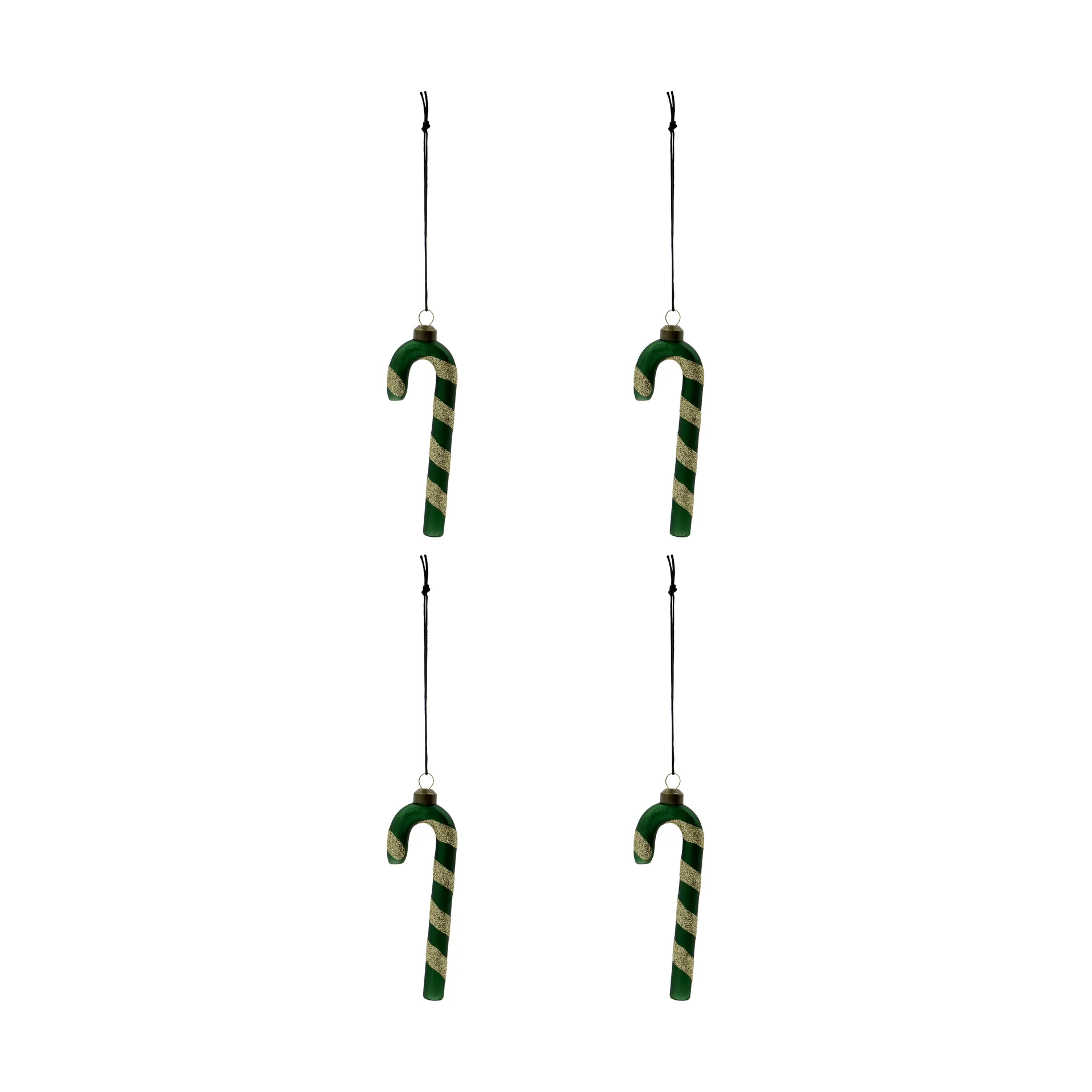 Stick kersthanger 4-pack, Groen House Doctor