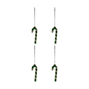 Stick kersthanger 4-pack - Groen - House Doctor