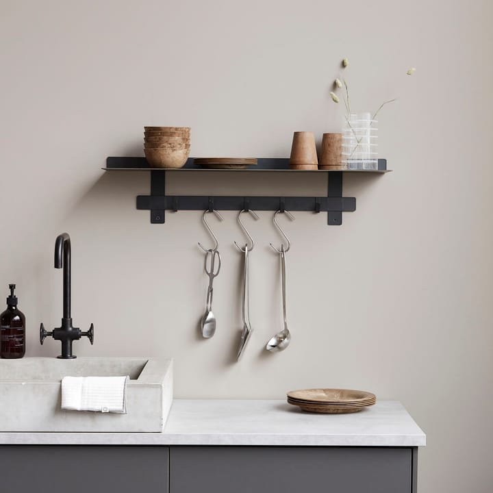 Tag hoedenplank 80 cm, Zwart House Doctor
