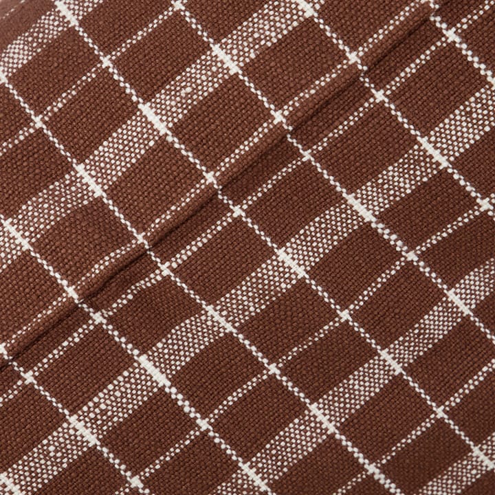 Thame kussenhoes geruit 50x50 cm, Brown House Doctor