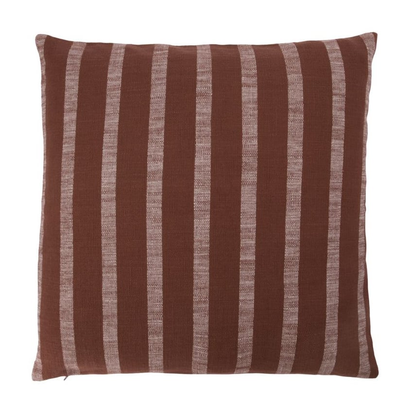House Doctor Thame kussenhoes gestreept 50x50 cm Brown