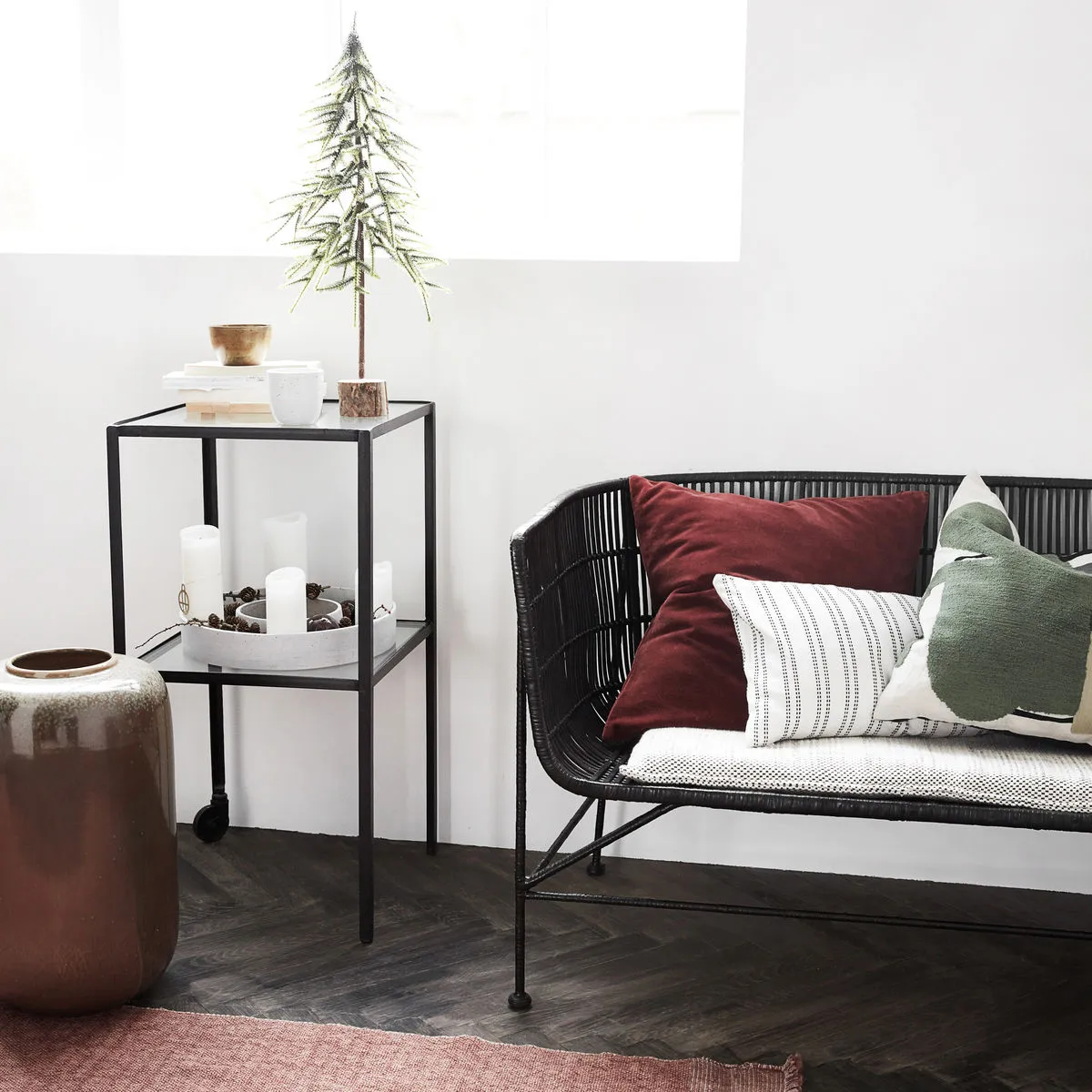 The Ring adventskandelaar voor blokkaarsen, Beton House Doctor