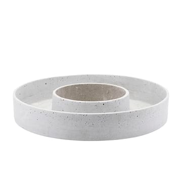 The Ring kandelaar voor blokkaarsen - Beton - House Doctor
