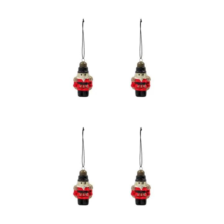 Tino kersthanger 4-pack - Rood - House Doctor