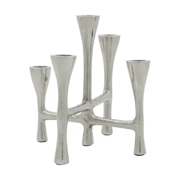 Tristy kandelaar 20 cm - Zilverkleurige afwerking - House Doctor
