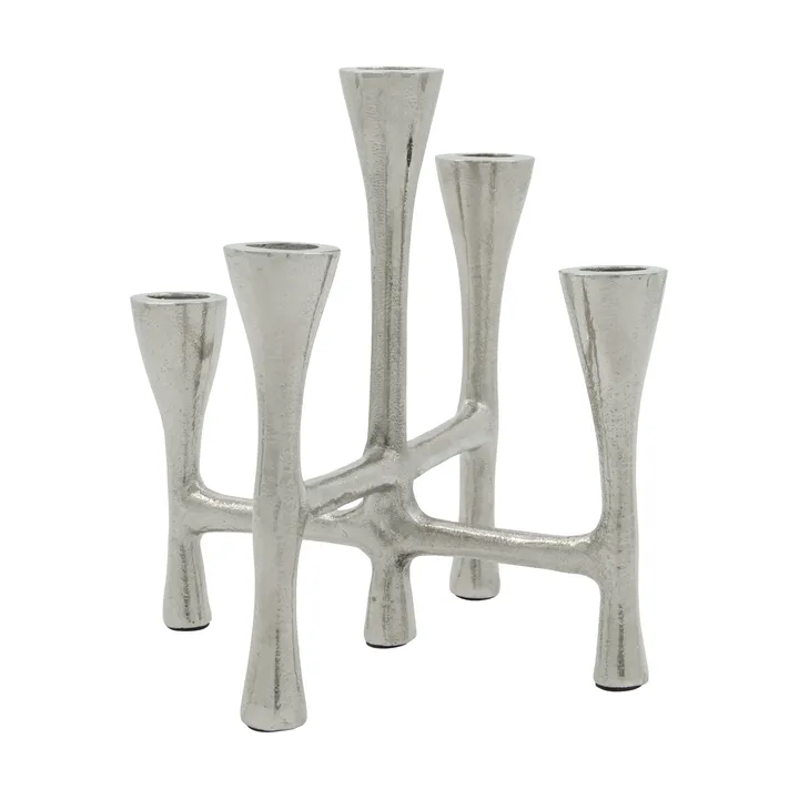 Tristy kandelaar 20 cm - Zilverkleurige afwerking - House Doctor