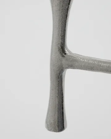 Tristy kandelaar 20 cm - Zilverkleurige afwerking - House Doctor