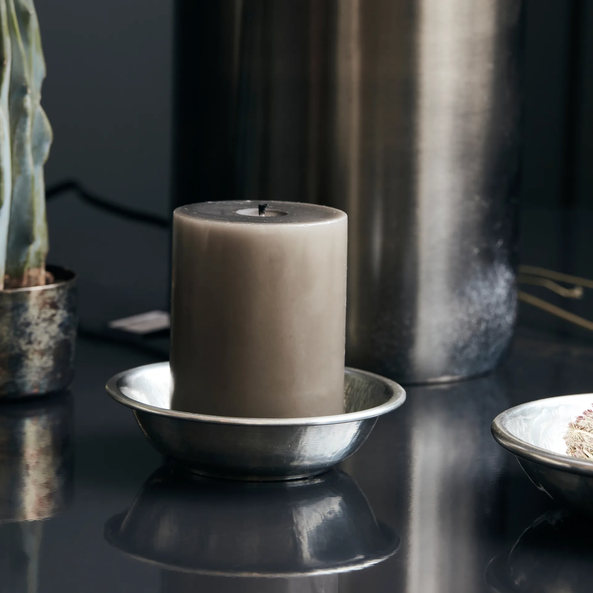 Tura schaaltje Ø12 cm, Antique silver House Doctor