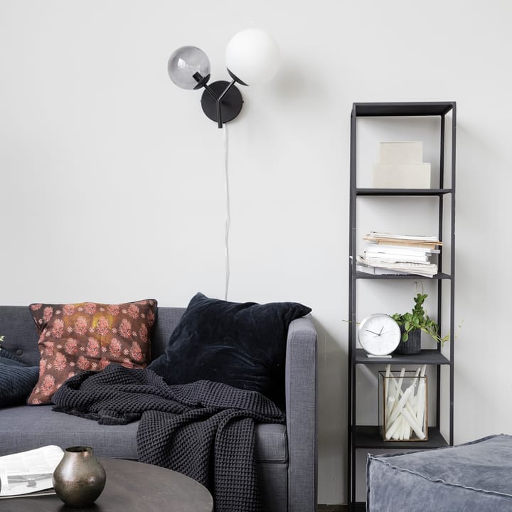 Twice wandlamp, zwart House Doctor
