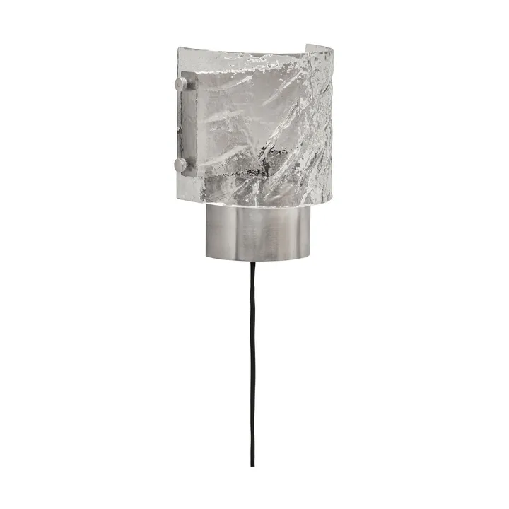 Type wandlamp - Geborsteld zilver, 18x10,5x22 cm - House Doctor