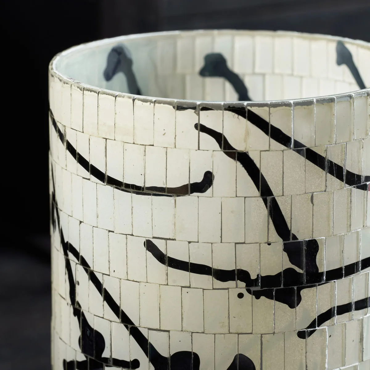 Vana waxinelichtjeshouder Ø13 cm, Zwart House Doctor