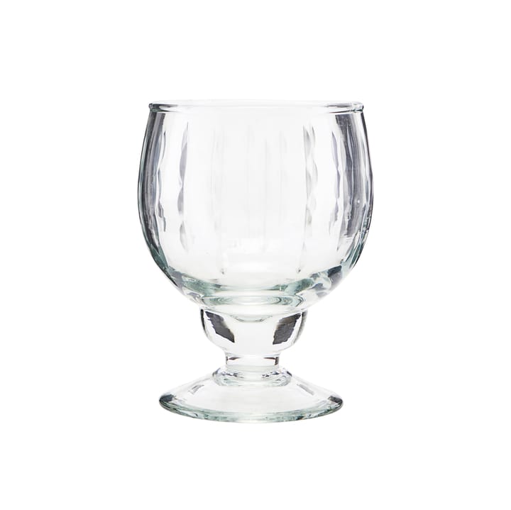Vintage witte wijnglas, helder House Doctor