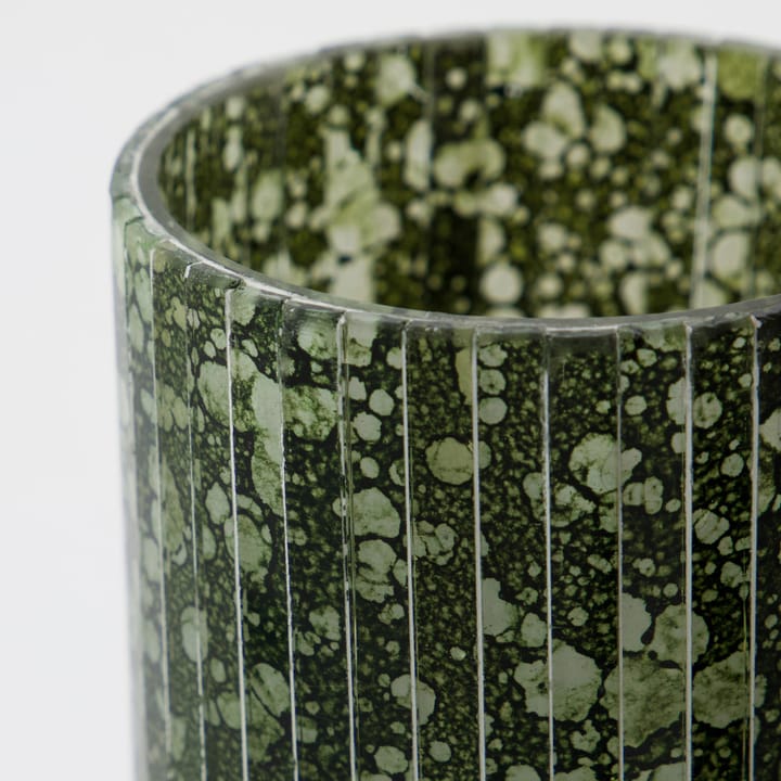 Waan waxinelichthouder 7 cm, Groen House Doctor