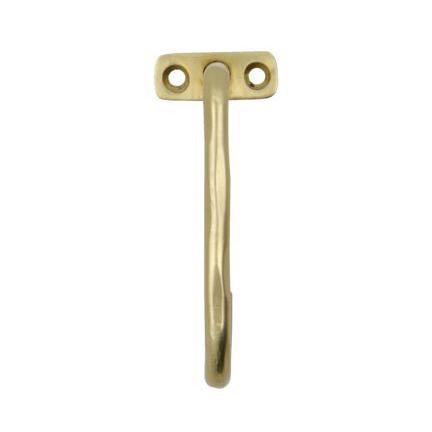 House Doctor Welo haak 10 cm Geborsteld messing | Scandinavisch Interieur | Haken & hangers | Goudkleurig