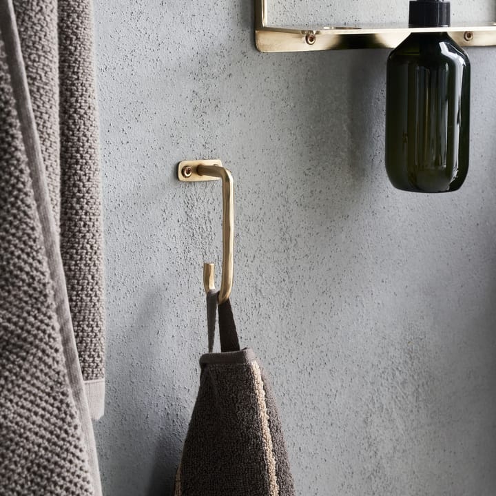 Welo haak 10 cm, Geborsteld messing House Doctor
