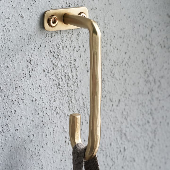 Welo haak 10 cm, Geborsteld messing House Doctor