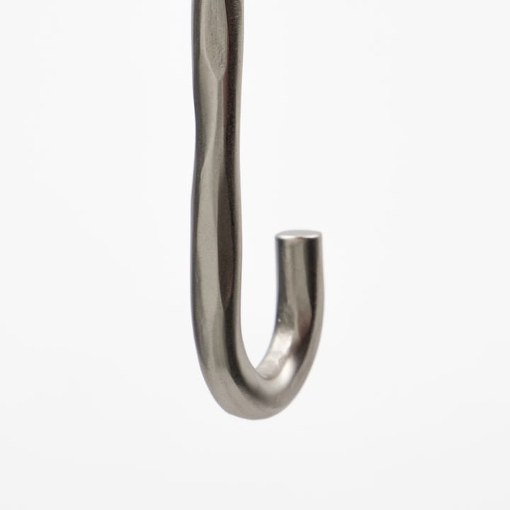 Welo haak 10 cm, Geborsteld zilver House Doctor