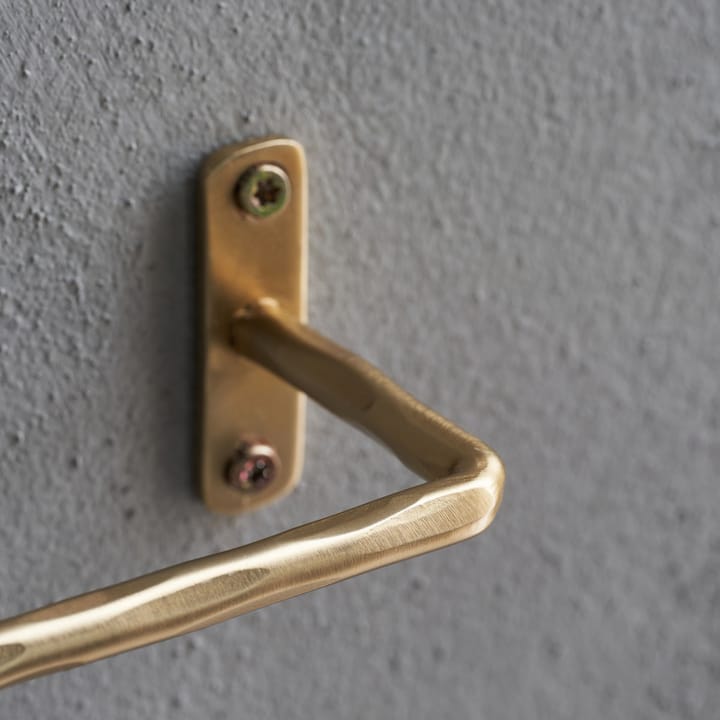 Welo wc-papierhouder, Geborsteld messing House Doctor