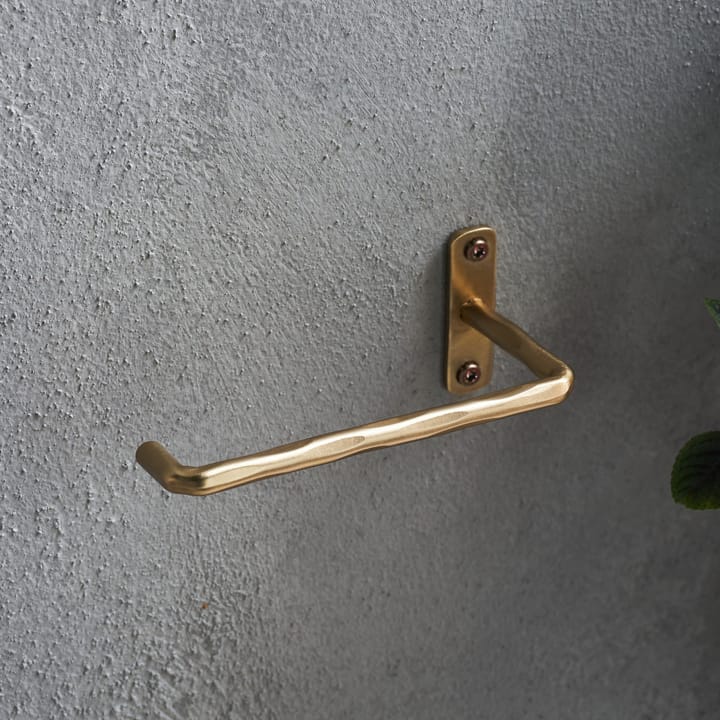 Welo wc-papierhouder, Geborsteld messing House Doctor