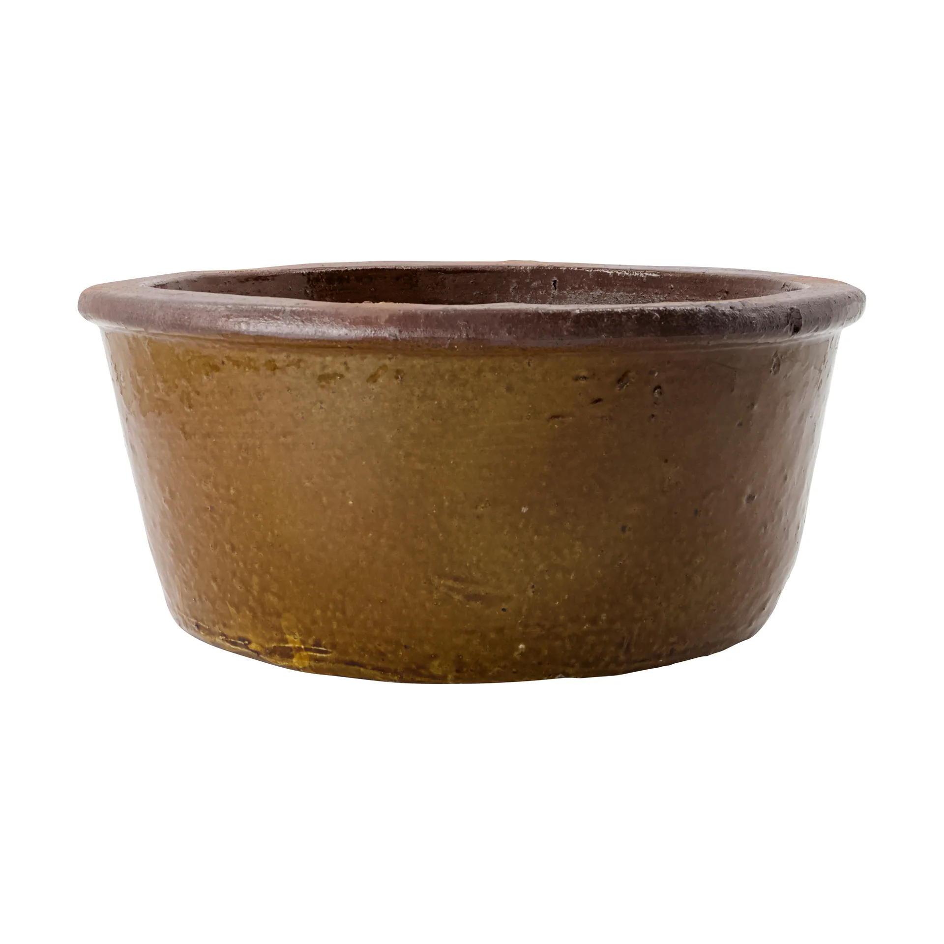 Whai pot Ø30 cm, Mosterdgeel House Doctor