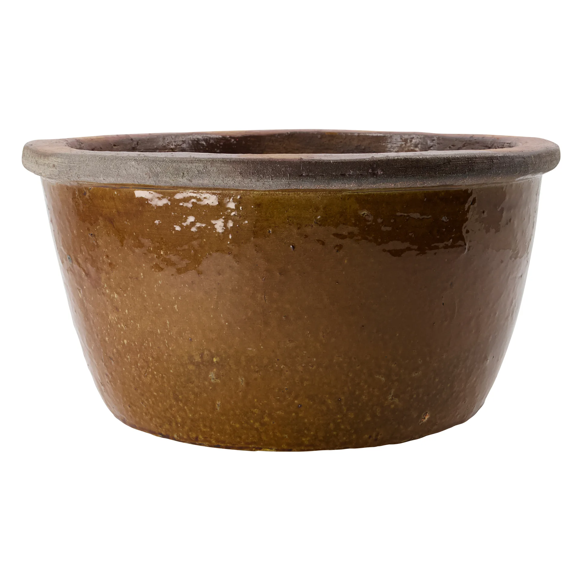 Whai pot Ø37 cm, Mosterdgeel House Doctor