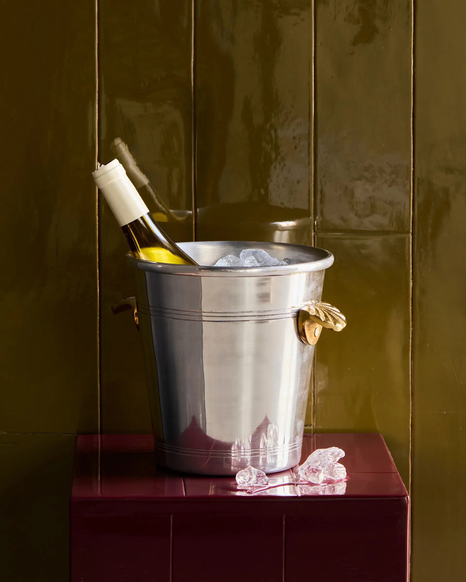 Wijn koeler, Antiek zilverkleurige afwerking House Doctor