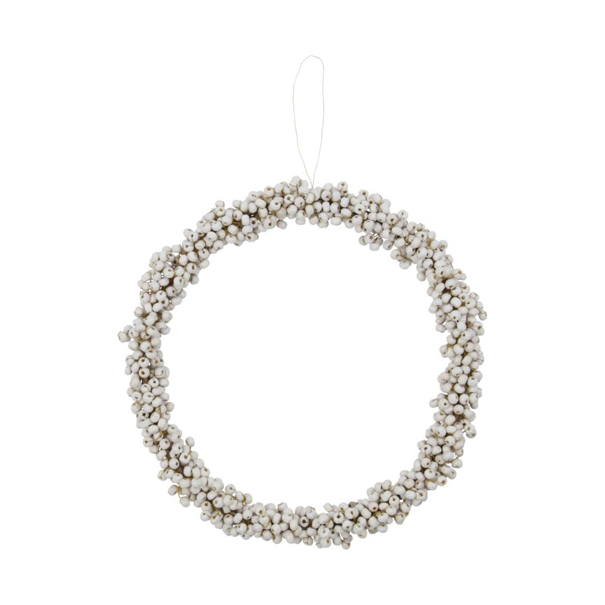 House Doctor Winter krans o23 cm Wit | Scandinavisch Interieur | Decoratieve accessoires | Wit