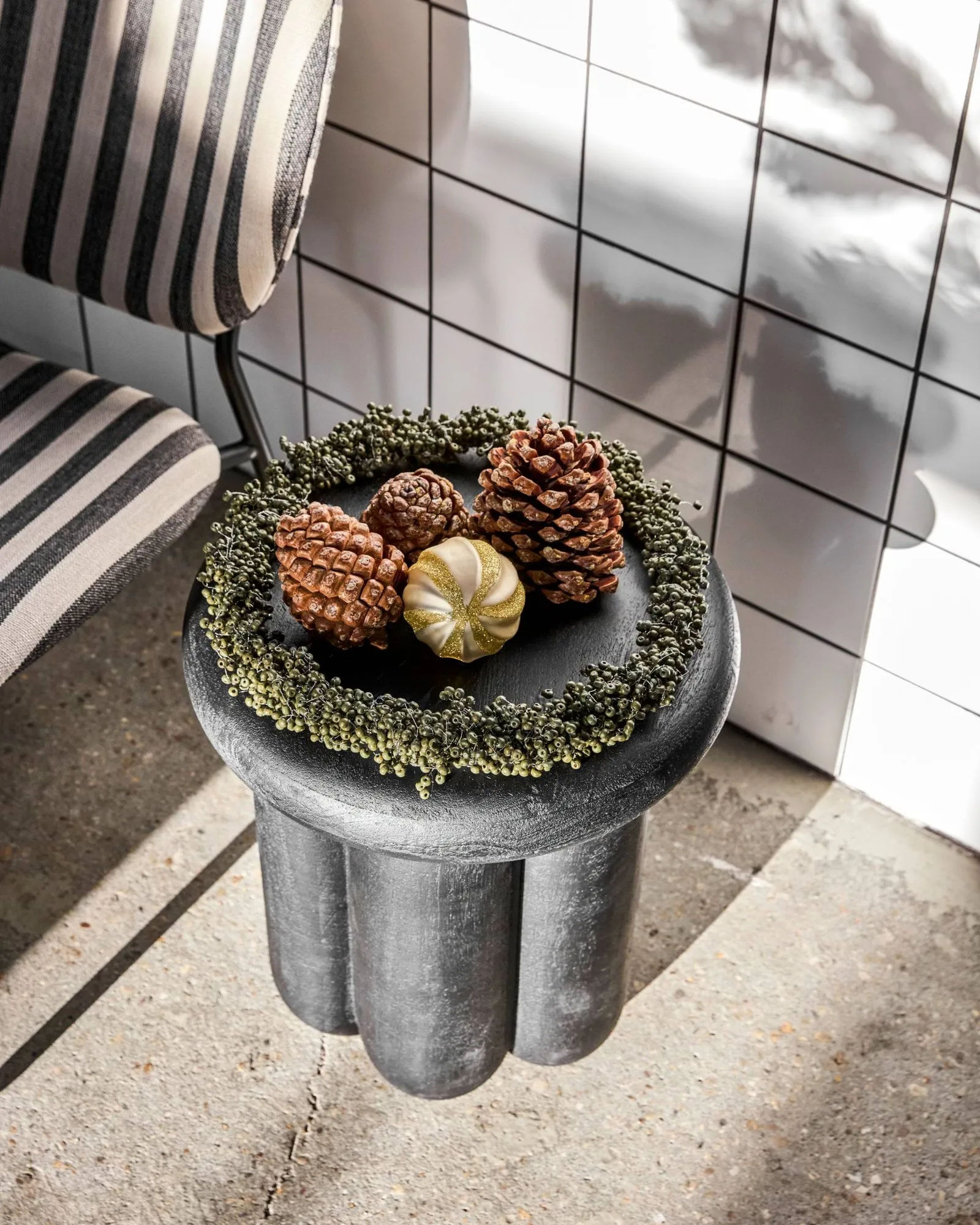 Winter krans, Groen, Ø33 cm House Doctor