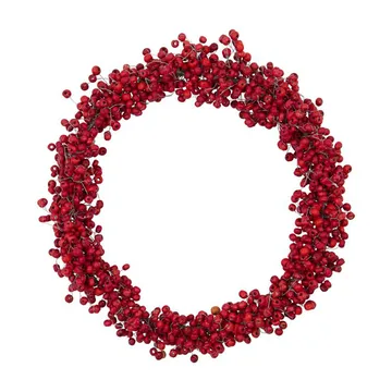 Winther krans Ø20 cm - Rood - House Doctor