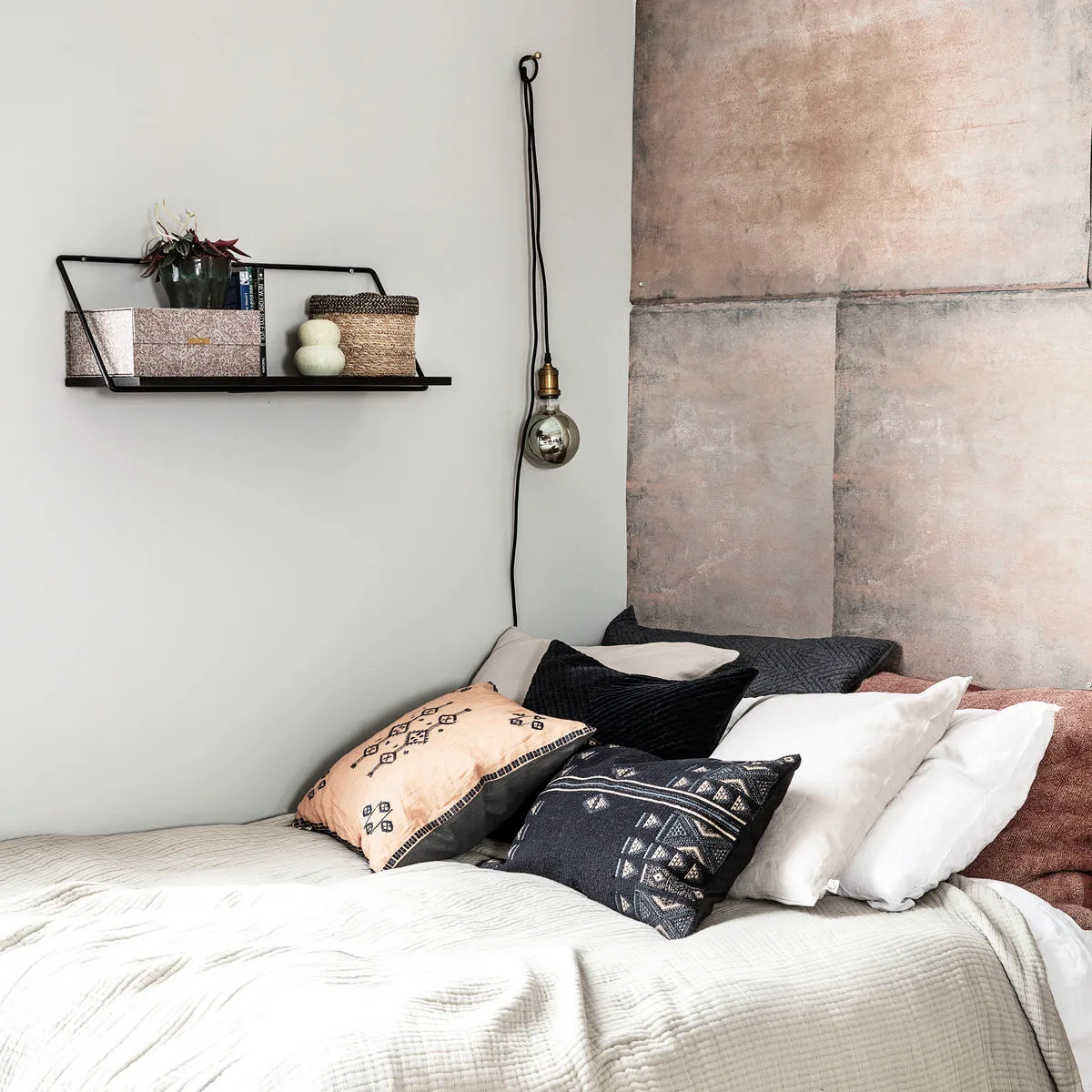 Wired plank 70 cm, Zwart House Doctor