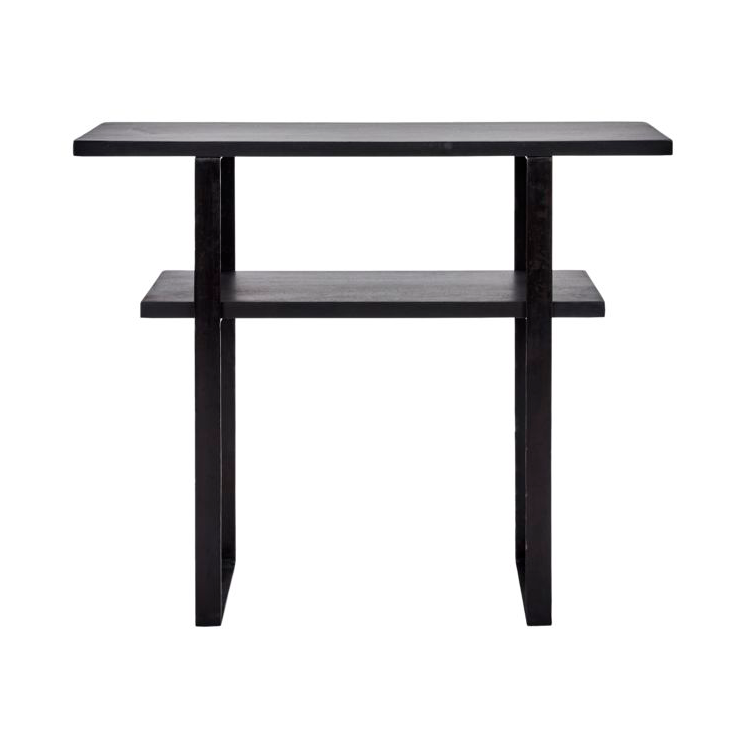 House Doctor Woda console tafel 90x30x75 cm Zwart | Scandinavisch Interieur | Bijzettafels | Zwart