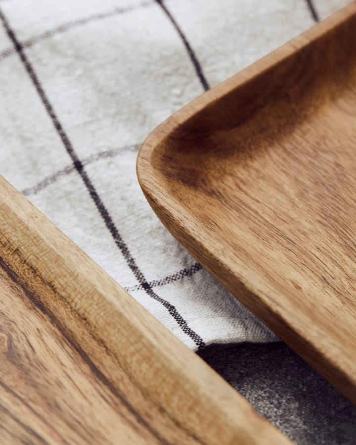 Wood dienblad 2-delig, Natuur House Doctor