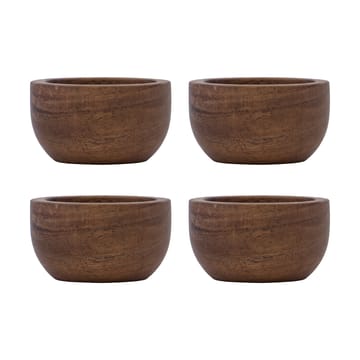 Wood eierdop 4-pack - Natuur - House Doctor