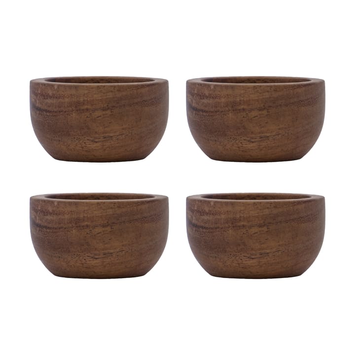 Wood eierdop 4-pack - Natuur - House Doctor