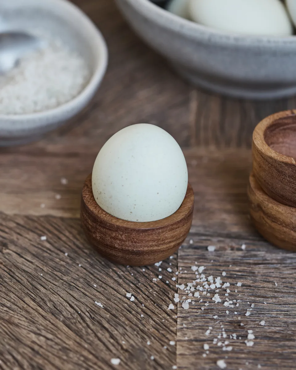 Wood eierdop 4-pack, Natuur House Doctor