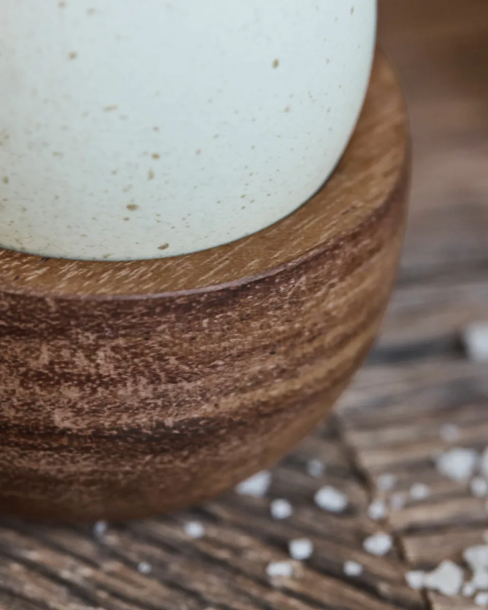 Wood eierdop 4-pack, Natuur House Doctor