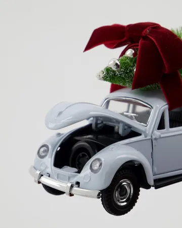 Xmas Car kerstdecoratie - Lichtblauw - House Doctor