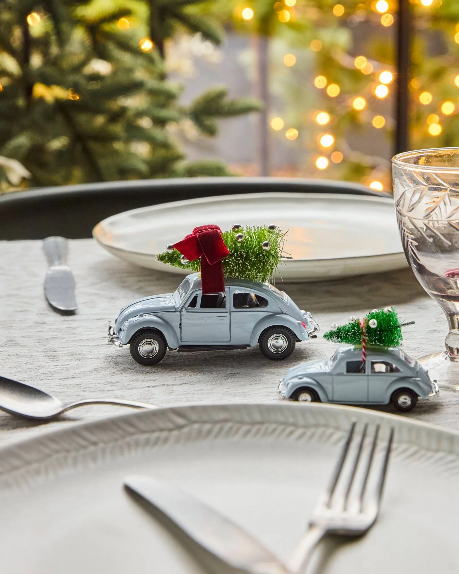 Xmas Car kerstdecoratie, Lichtblauw House Doctor