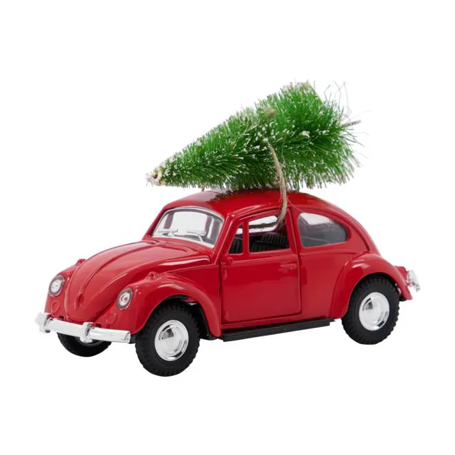 Xmas Car kerstdecoratie, Rood House Doctor