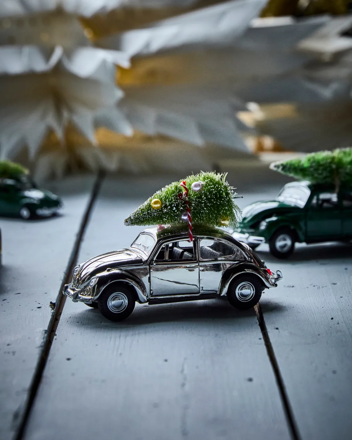 Xmas Car kerstdecoratie, Zilverkleurig House Doctor