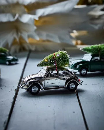 Xmas Car kerstdecoratie - Zilverkleurig - House Doctor