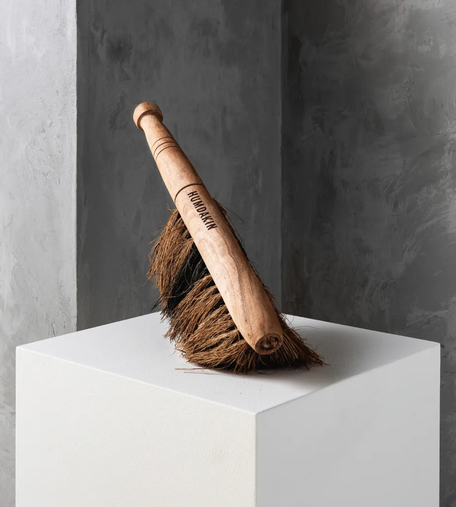 Humdakin blik en veger van hout 37 cm, Bamboo-coconut fibres Humdakin