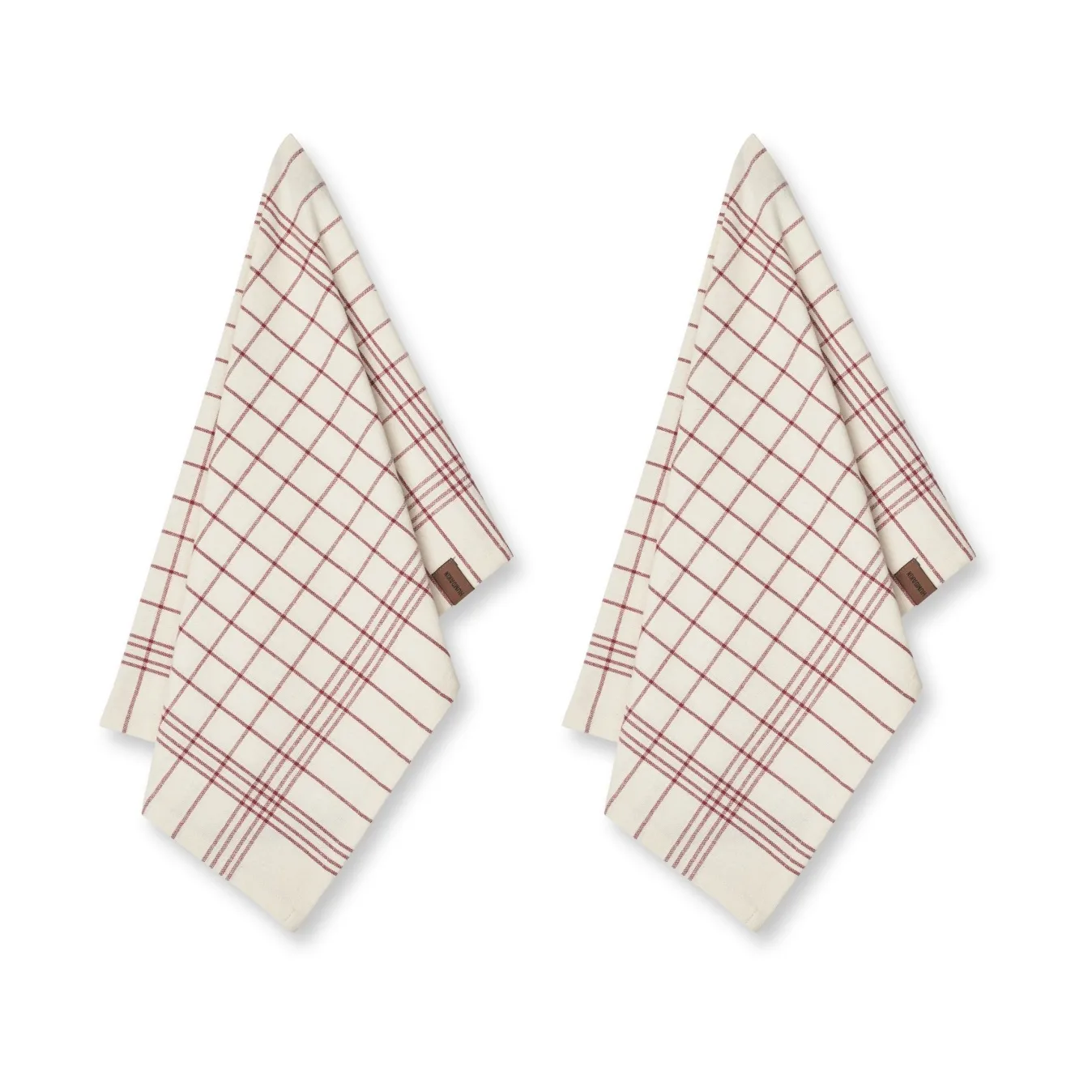 Humdakin Christmas keukenhanddoek 45x70 cm 2-pack, Maroon Humdakin