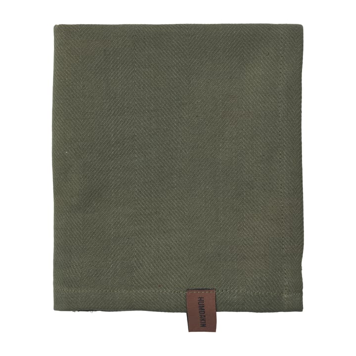 Humdakin ecologische keukenhanddoek 45x70 cm 2-pack - Evergreen - Humdakin