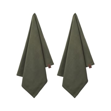 Humdakin ecologische theedoek 45x70 cm 2-pack - Evergreen - Humdakin