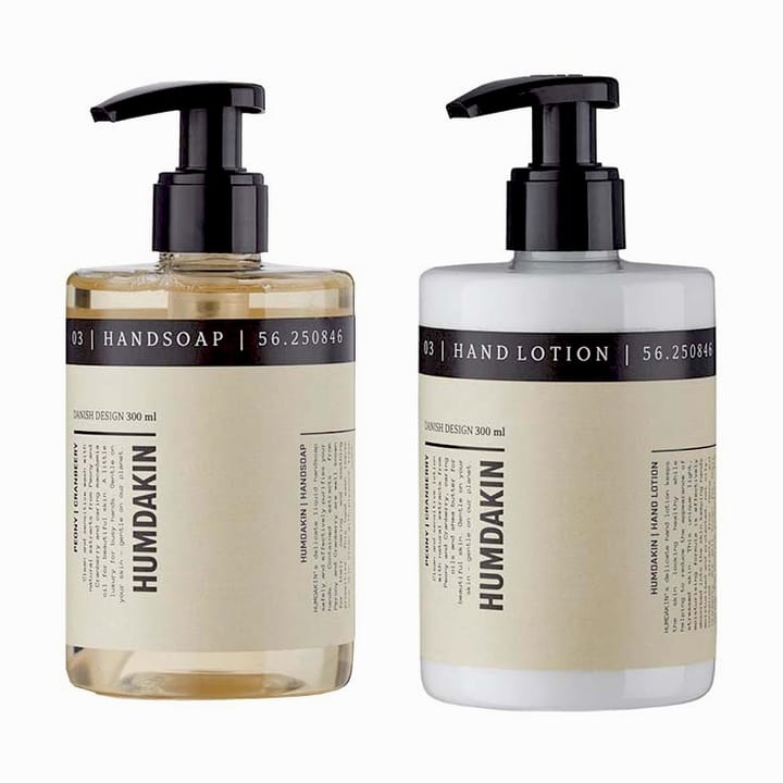 Humdakin handverzorgingskit 2 x 300 ml, Peony & cranberry Humdakin